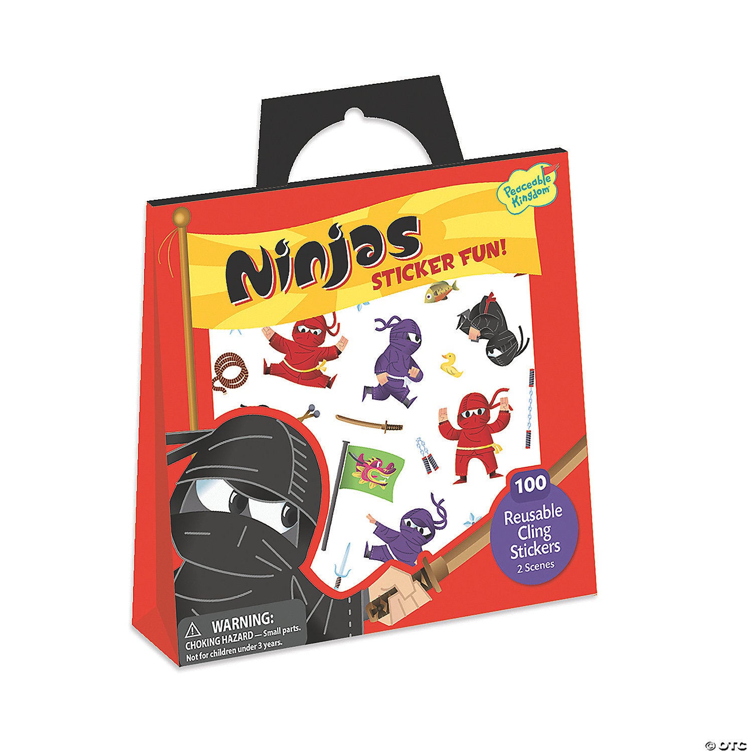 Ninjas Reusable Sticker Tote