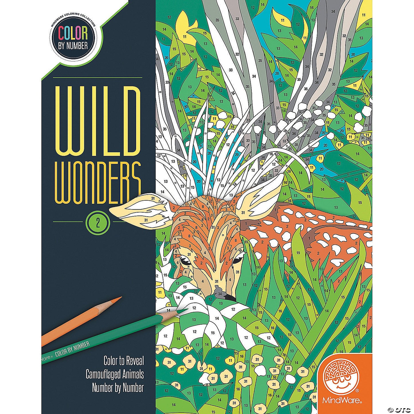 Wild Wonders Color by Number: Book 2